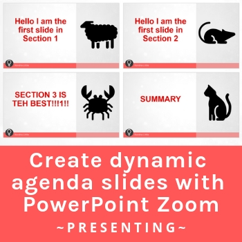 Create dynamic agenda slides with PowerPoint Zoom
