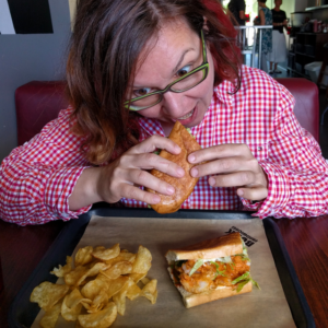 Kendra-Eating-Sandwich-at-Bunk