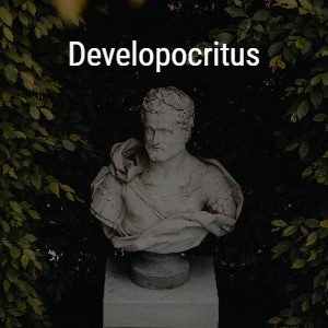 Bust of Developocritus, the Forgotten Greek Philosopher