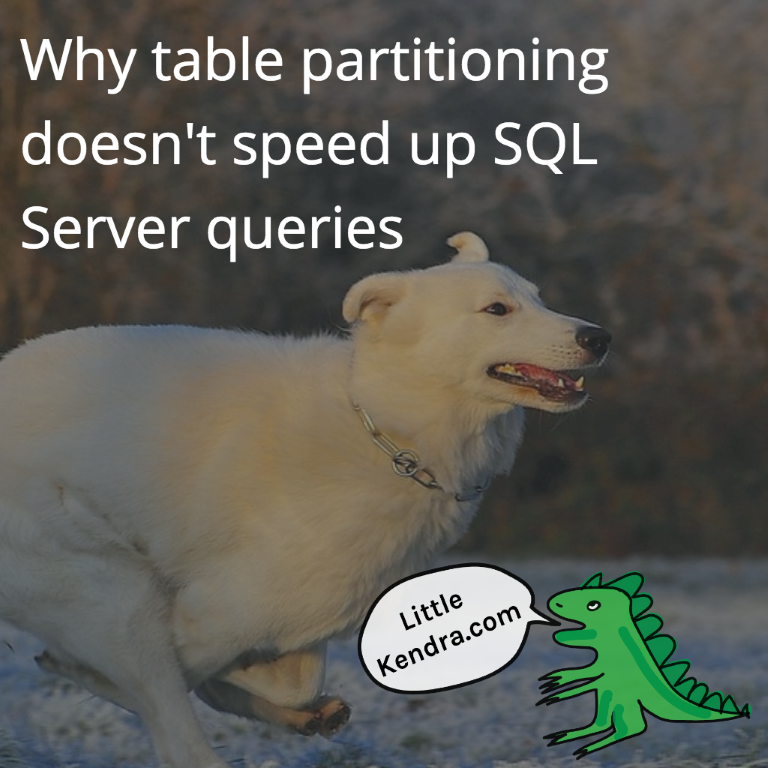 Why Table Partitioning Doesn't Speed Up Query Performance (video)